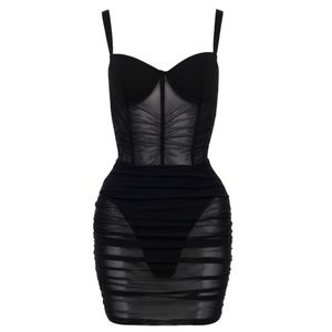 Heiress Corset Mesh Dress